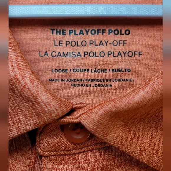 Under Armour Men's Polo Shirt - Heathered Orange - Picture 3 of 7